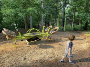 see-saw set at the park